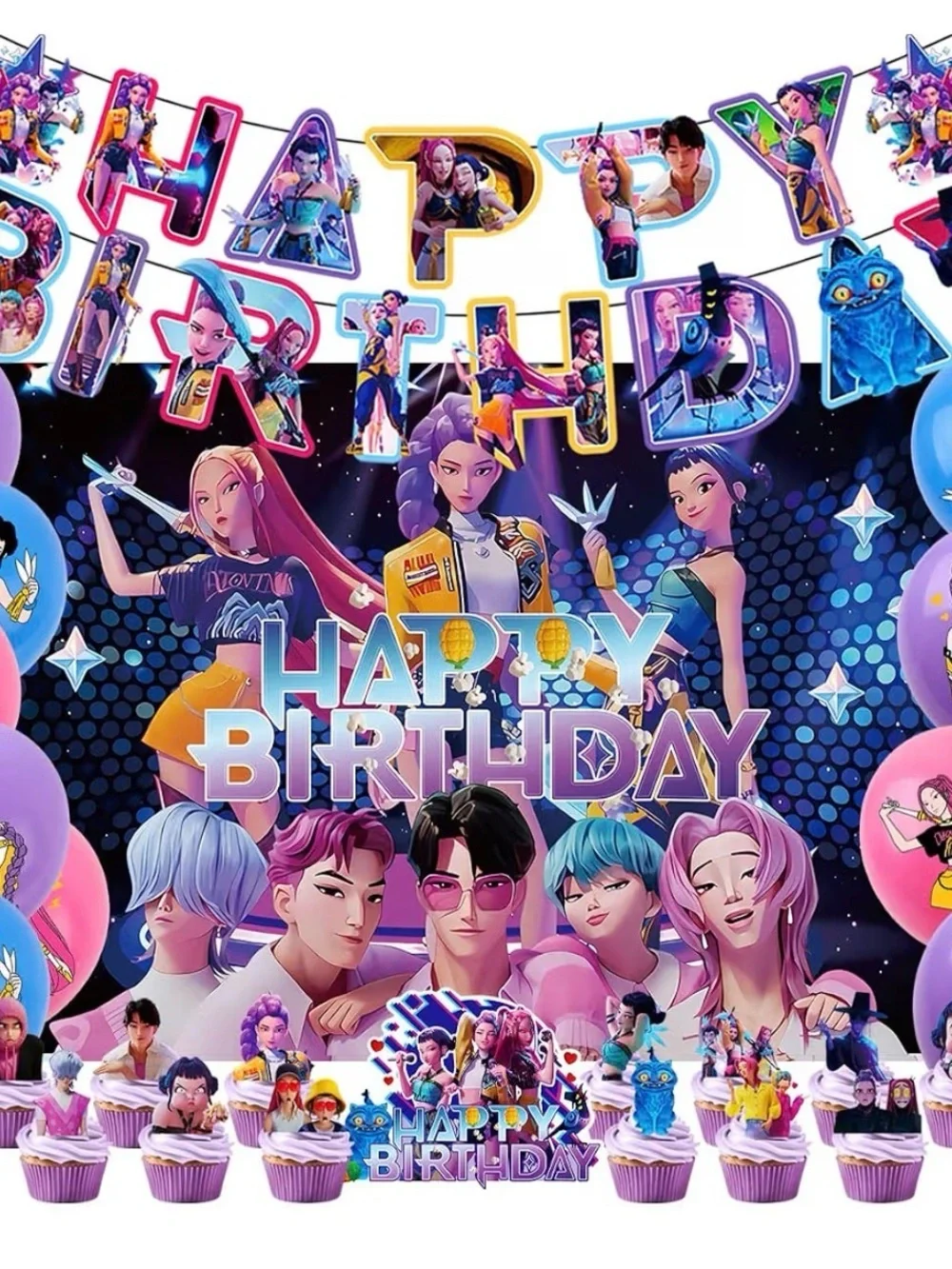 K-pop Korean Idol complete birthday party set